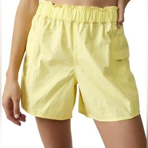 FP movement in the wild shorts yellow size small NWT Color: Glow